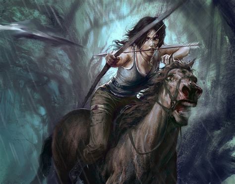 lara croft with horse porn|Lara with horse Episode 4